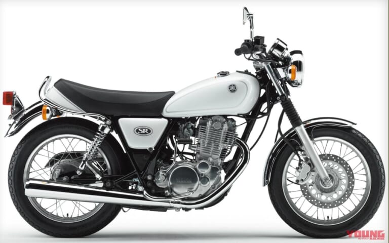 '05ヤマハSR400|ブルーイッシュホワイトカクテル1|愛すべきヤマハの象徴・SRの43年を振り返る#4〈全型式全色図鑑’00s〉
