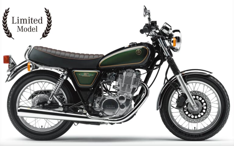 '08ヤマハSR400 30thアニバーサリーリミテッドエディション|ベリーダークグリーンメタリック1 |愛すべきヤマハの象徴・SRの43年を振り返る#4〈全型式全色図鑑’00s〉