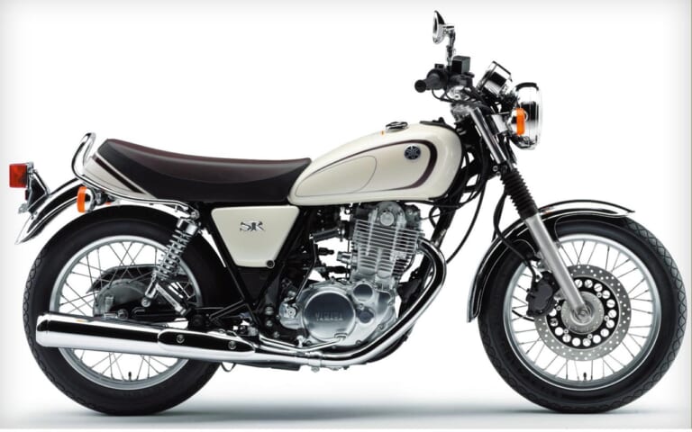 '12ヤマハSR400|ニューパールホワイト|愛すべきヤマハの象徴・SRの43年を振り返る#5〈全型式全色図鑑’10s〜’21〉