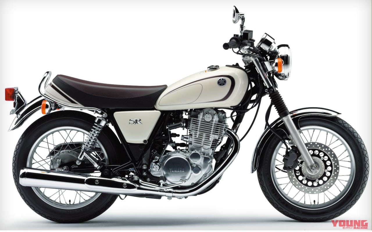 '12ヤマハSR400|ニューパールホワイト|愛すべきヤマハの象徴・SRの43年を振り返る#5〈全型式全色図鑑’10s〜’21〉