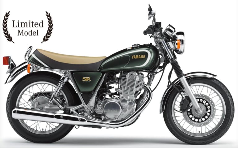 '13ヤマハSR400 35rhアニバーサリーエディション|ダークグレーイッシュリーフグリーンメタリック1|愛すべきヤマハの象徴・SRの43年を振り返る#5〈全型式全色図鑑’10s〜’21〉
