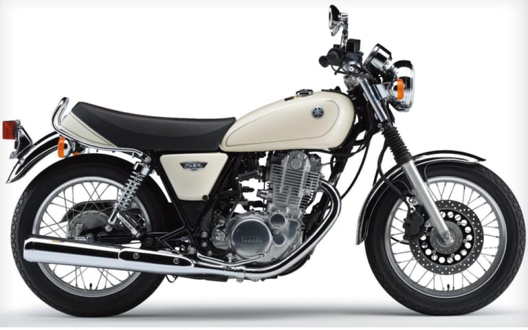 '14ヤマハSR400|ニューパールホワイト|愛すべきヤマハの象徴・SRの43年を振り返る#5〈全型式全色図鑑’10s〜’21〉