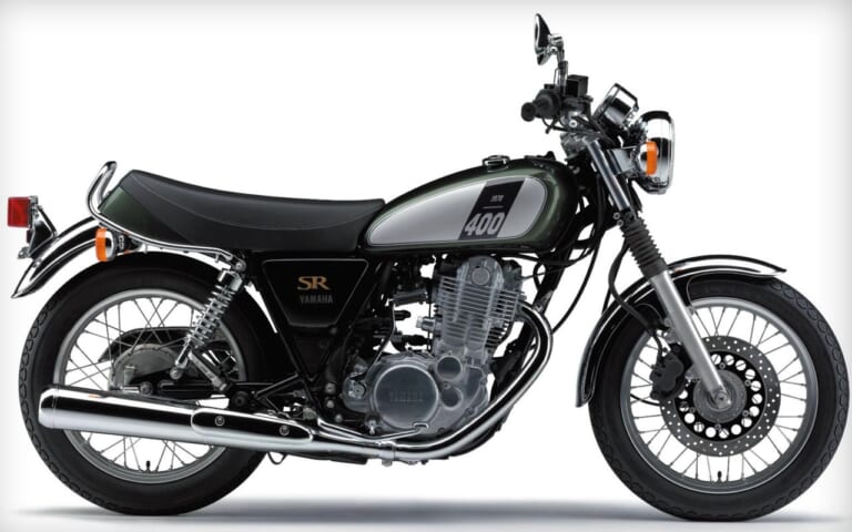 '16ヤマハSR400|ダークグレイッシュリーフグリーンメタリック1|愛すべきヤマハの象徴・SRの43年を振り返る#5〈全型式全色図鑑’10s〜’21〉