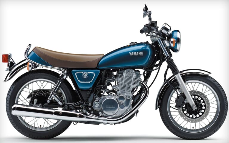 '19ヤマハSR400|グレイッシュブルーメタリック4|愛すべきヤマハの象徴・SRの43年を振り返る#5〈全型式全色図鑑’10s〜’21〉