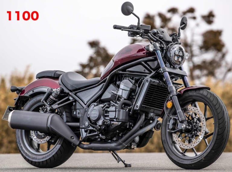 ホンダ レブル1100|スタイリング|ホンダ レブル1100/500/250=3兄弟試乗インプレ徹底比較【コスパ王頂上決戦?!】