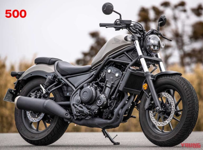 ホンダ レブル500|スタイリング|ホンダ レブル1100/500/250=3兄弟試乗インプレ徹底比較【コスパ王頂上決戦?!】