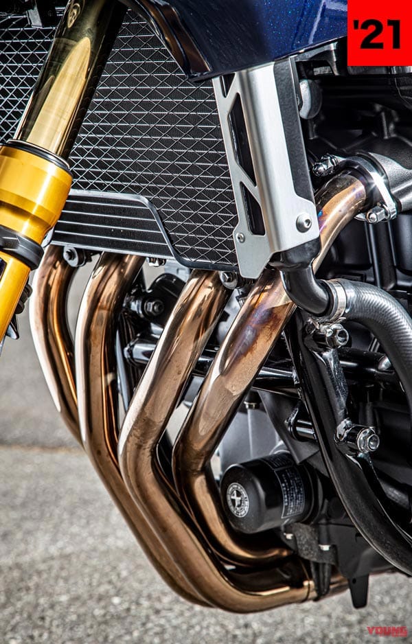 ホンダCB1300SF/SB試乗インプレッション|'21モデル|エキゾーストパイプ|ホンダCB1300SF/SBシリーズ新旧比較試乗インプレ by 丸山浩【電脳がもたらした伝統の進化】