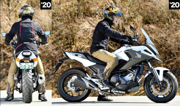 ホンダNC750X新旧比較試乗インプレ|'20モデル|ライディングポジション|ホンダNC750X新旧比較試乗インプレッション【コスパ革命児が電脳化&軽量化で大幅進化】