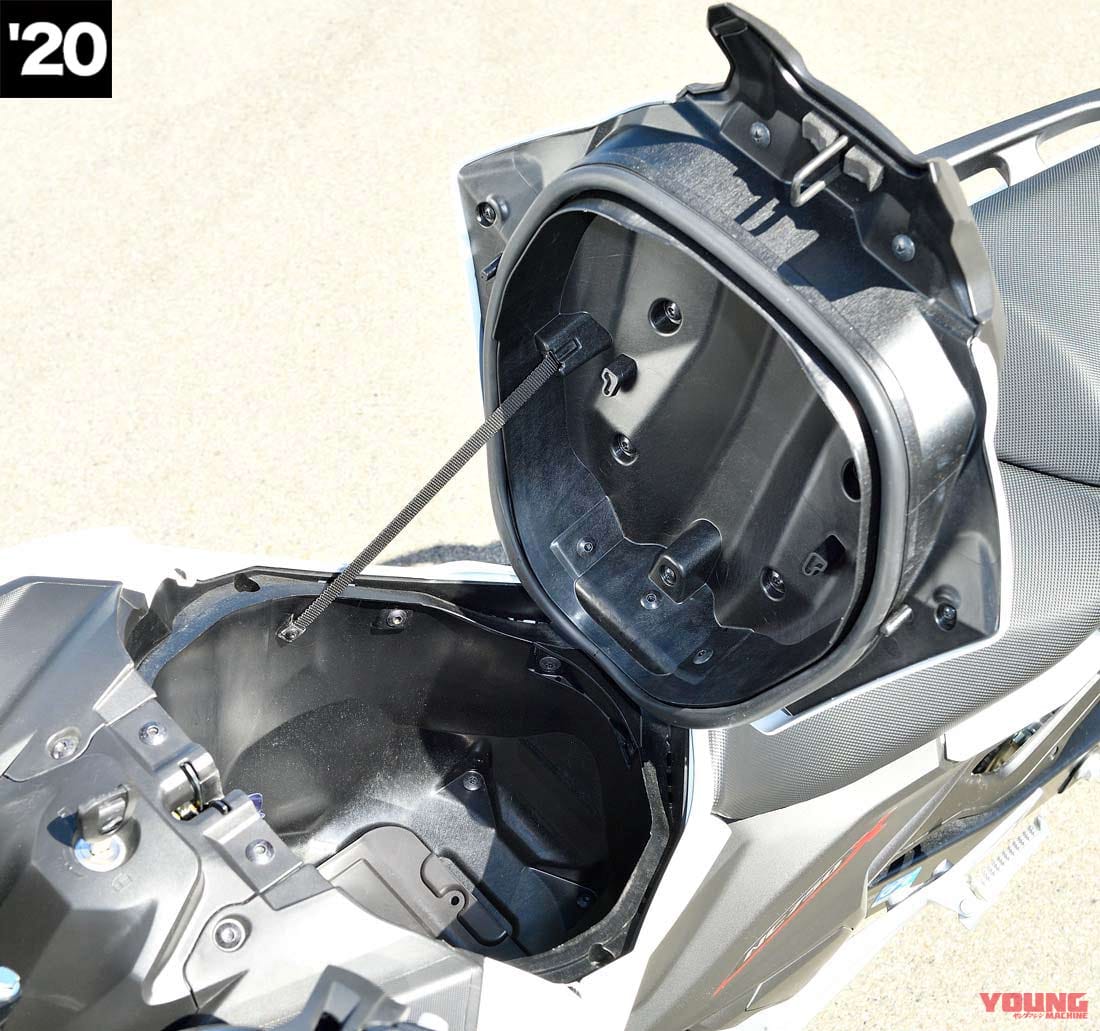 ホンダNC750X新旧比較試乗インプレ|'20モデル|ラゲッジボックス|ホンダNC750X新旧比較試乗インプレッション【コスパ革命児が電脳化&軽量化で大幅進化】