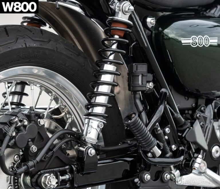 KAWASAKI W800|リアショック|’21新型メグロK3×’65旧型K2 丸山浩試乗比較インプレ【比べてみたか? これは真正メグロだ!】