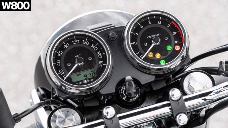 KAWASAKI W800|メーター|’21新型メグロK3×’65旧型K2 丸山浩試乗比較インプレ【比べてみたか? これは真正メグロだ!】