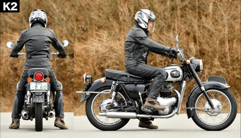 KAWASAKI 500 MEGURO K2|’65カワサキ500メグロK2試乗インプレッション【50年以上前の先代に丸山浩も大感激!!】