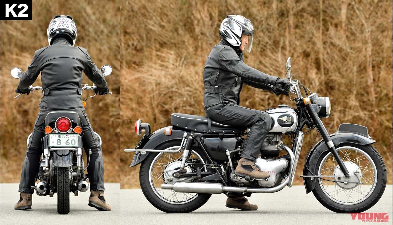 KAWASAKI 500 MEGURO K2|’65カワサキ500メグロK2試乗インプレッション【50年以上前の先代に丸山浩も大感激!!】