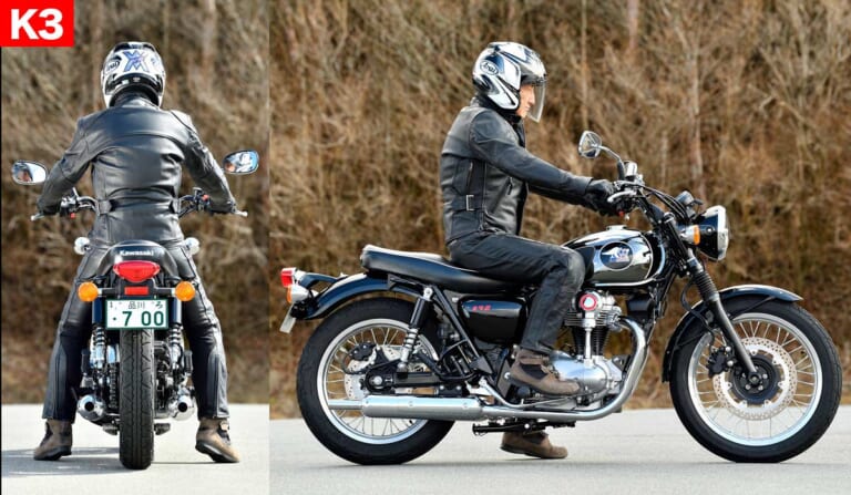 KAWASAKI MEGURO K3|ライディングポジション|’21新型メグロK3×’65旧型K2 丸山浩試乗比較インプレ【比べてみたか? これは真正メグロだ!】