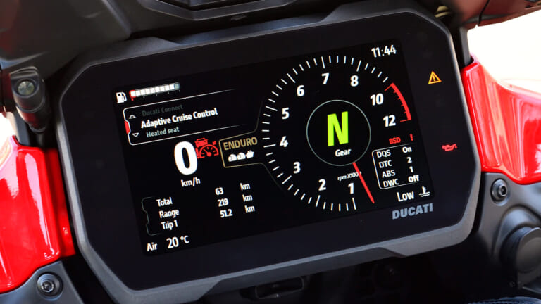 ドゥカティ ムルティストラーダV4S|TFTカラーディスプレイ|ドゥカティ ムルティストラーダV4S試乗インプレ【イノベーションを体現する最上級モデル】