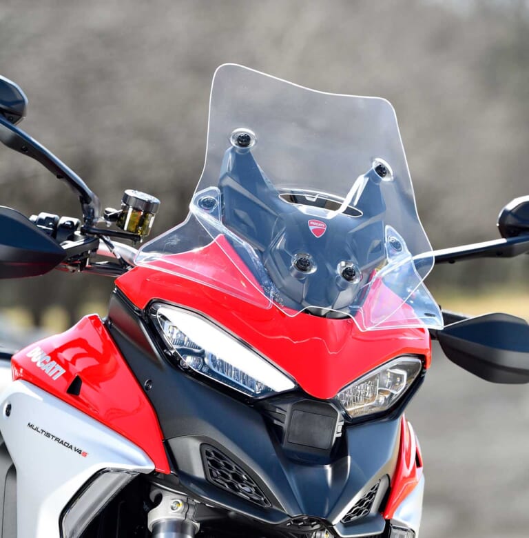 ドゥカティ ムルティストラーダV4S|スクリーン|ドゥカティ ムルティストラーダV4S試乗インプレ【イノベーションを体現する最上級モデル】