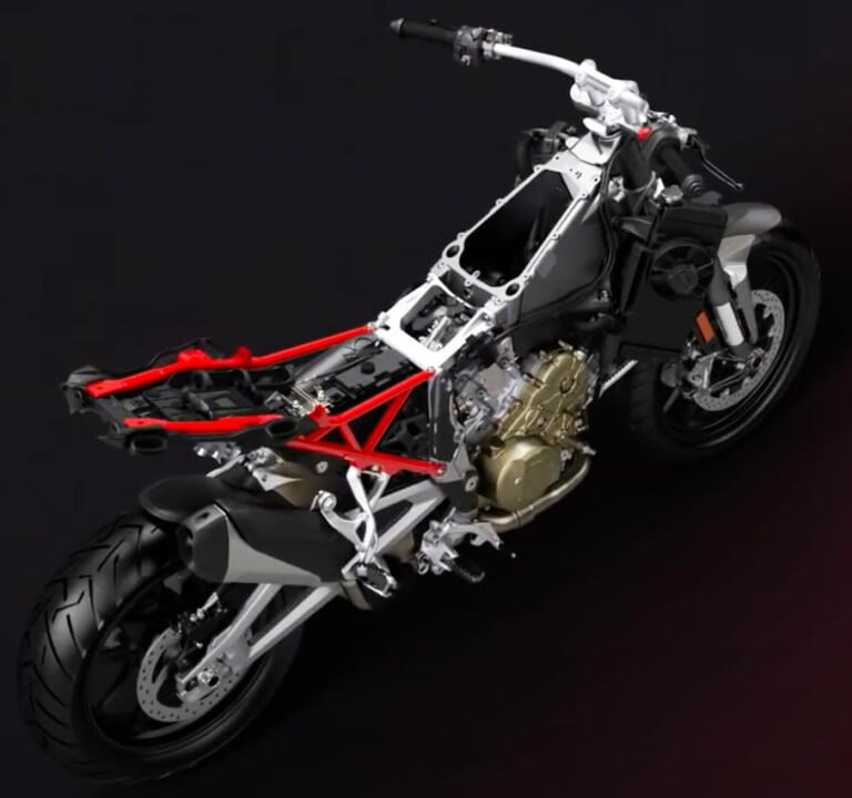 ドゥカティ ムルティストラーダV4S|アルミモノコックフレーム|ドゥカティ ムルティストラーダV4S試乗インプレ【イノベーションを体現する最上級モデル】