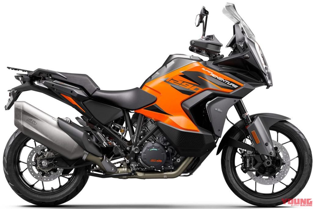 KTM 1290 SUPER ADVENTURE S|アダプティブクルーズコントロール(ACC)搭載モデル続々登場【新型ムルティストラーダV4Sも】
