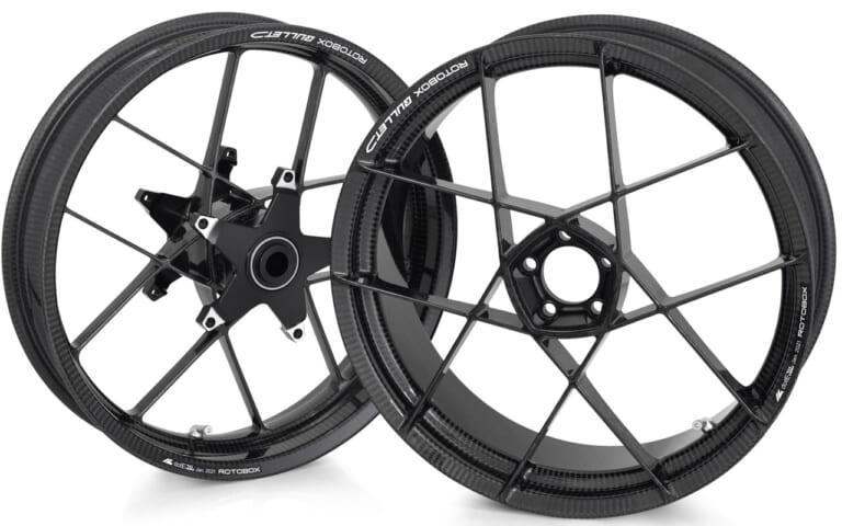 ロトボックス カーボンホイールセット バレット(ニンジャH2/R/SX用)|極薄スポークのカーボンホイール「ロトボックス バレット」に、ニンジャH2シリーズ用が登場