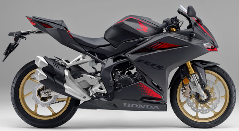 ホンダCBR250RR|マットガンパウダーブラックメタリック|ホンダCBR250RRディテール写真解説【操ること自体を楽しめるスポーツバイク】