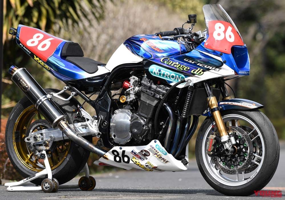 ガレージdb GSF1200レーサー|’80s国産名車・スズキ油冷GSX-Rシリーズ完調メンテ【識者インタビュー:バイクとの対話が楽しい】