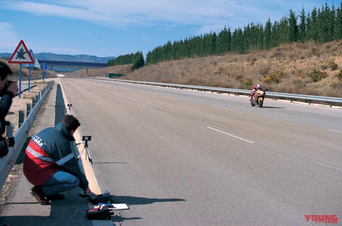 |ハヤブサ飛翔伝説プレイバック#2〈初代〉’99年スピードテスト再録:ミラーなし実測312km/h!!