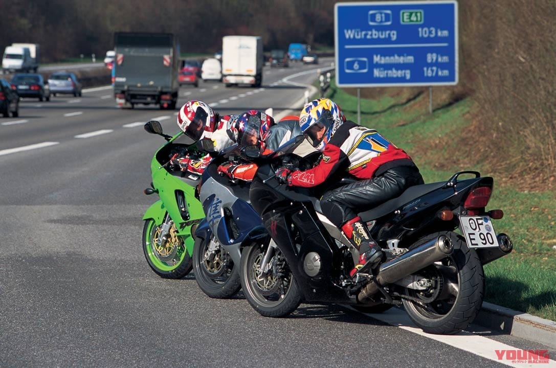 |ハヤブサ飛翔伝説プレイバック#3〈初代〉’00年実測テスト再録:アウトバーンで速度無制限バトル!!