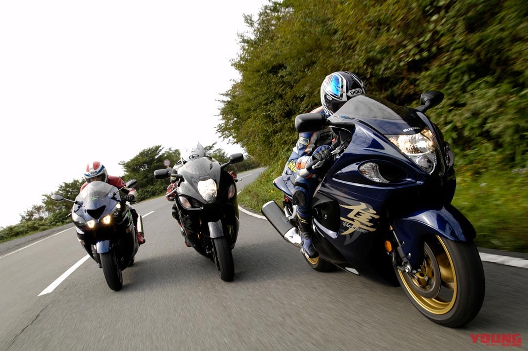 2代目ハヤブサ1300|初代ハヤブサ1300|カワサキZZR1400|ハヤブサ飛翔伝説プレイバック#5〈2代目〉’07年試乗比較インプレ【vs ZZR1400】