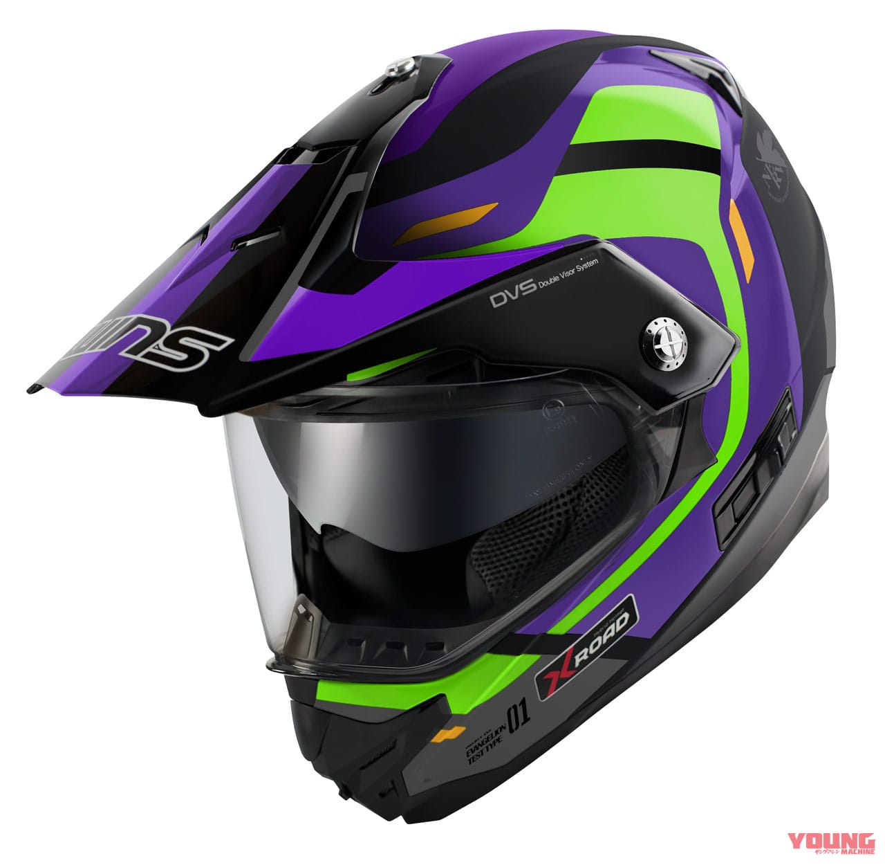 クロスオーバーヘルメット|Xロードフリーライド エヴァンゲリオンエディション|’21最新ヘルメットカタログ〈クロスオーバー編〉ツアークロス3/ホーネットADV/N70-2X etc.