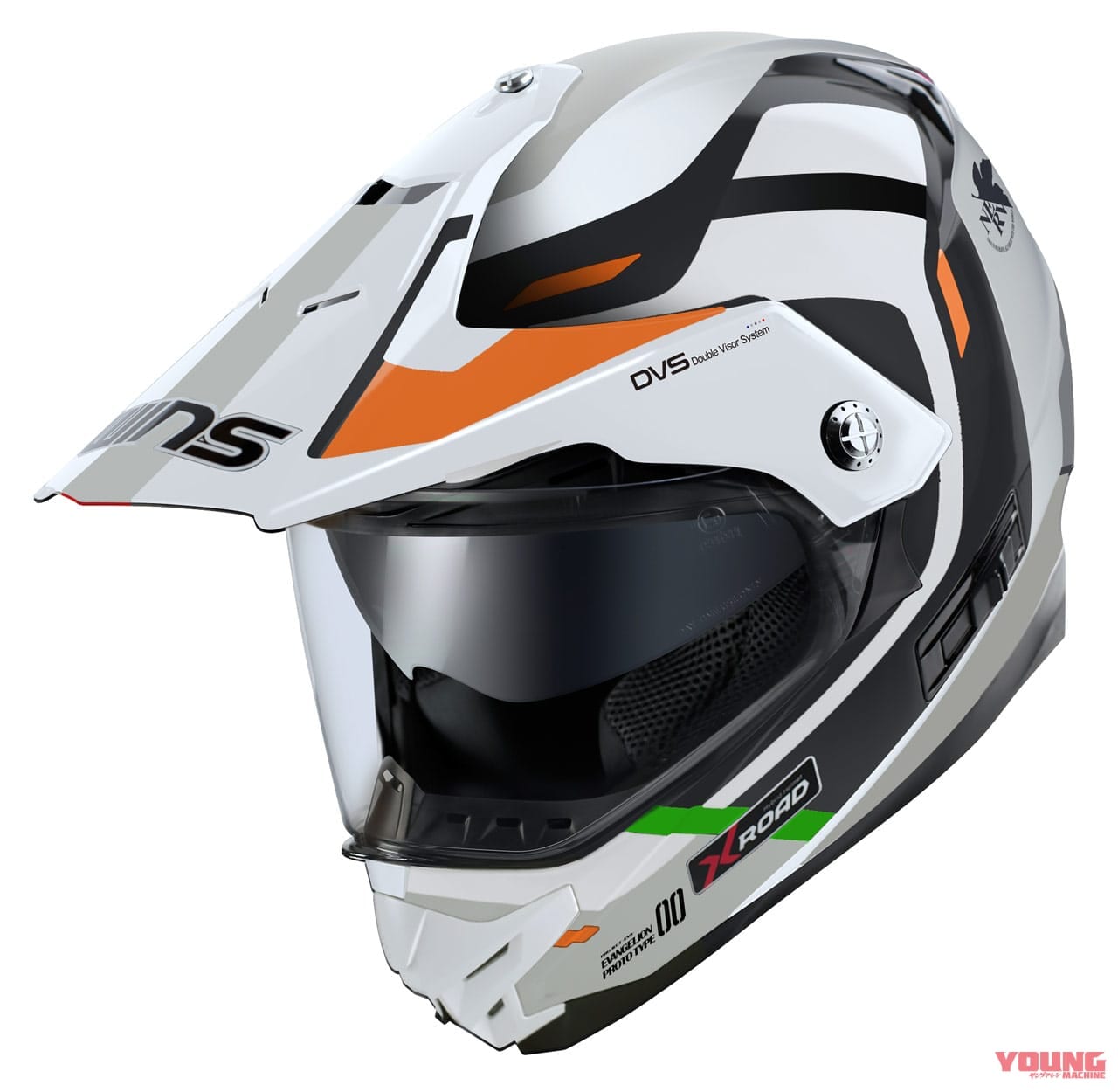 クロスオーバーヘルメット|Xロードフリーライド エヴァンゲリオンエディション|’21最新ヘルメットカタログ〈クロスオーバー編〉ツアークロス3/ホーネットADV/N70-2X etc.