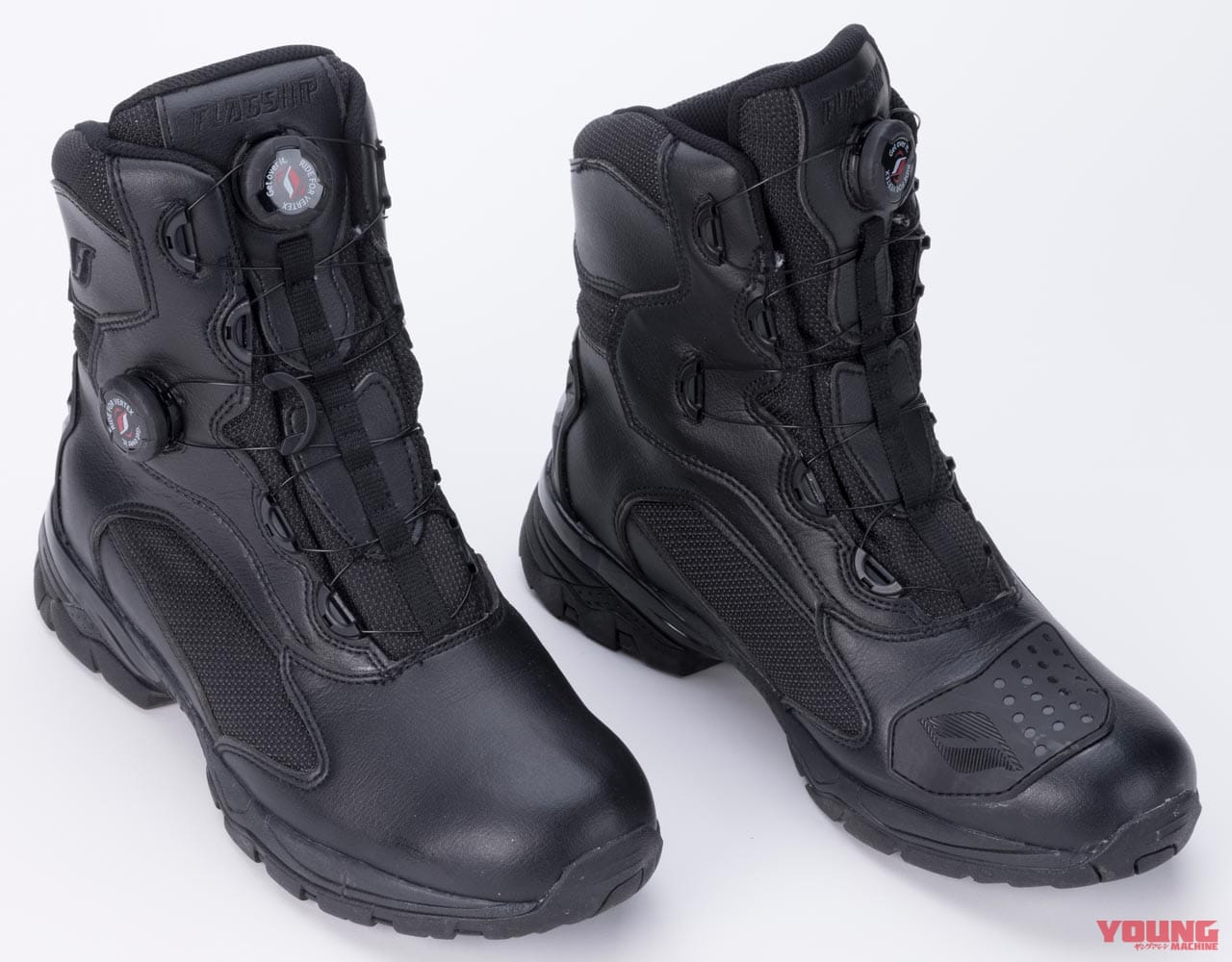 フラッグシップ タクティカルライディングブーツ FSB-802|’21春夏ライディングギアカタログ〈フラッグシップ〉ツーリングシーンを爽快に彩るヨーロピアンスタイル