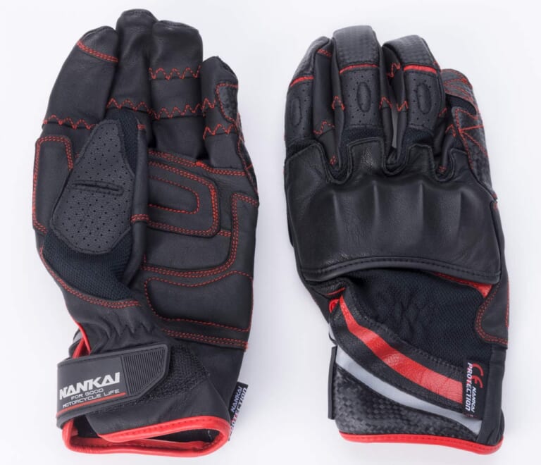 南海部品|エルゴグリップCEレザーグローブ SDG-7038|’21春夏ライディングギアカタログ〈ナンカイ〉カジュアルな雰囲気+高機能が魅力