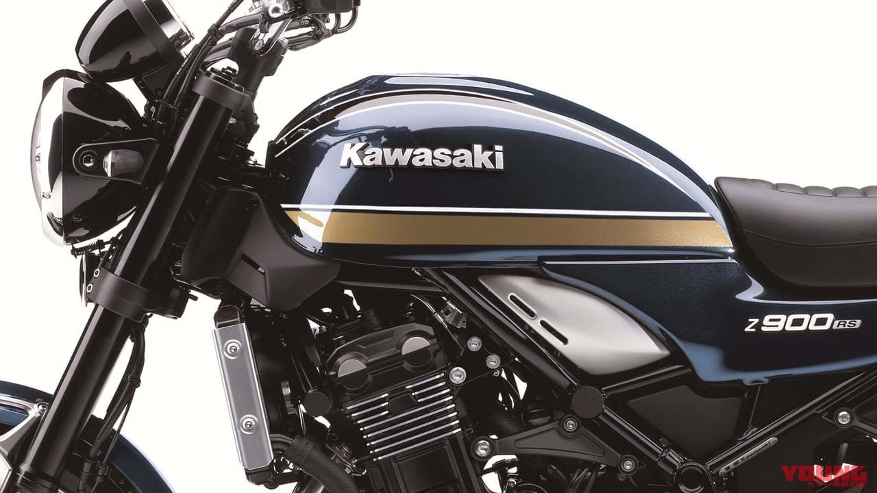 Z900RS キャンディートーンブルー新車外しリア周りセット-