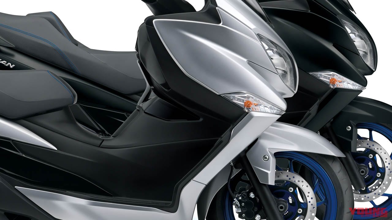 |今や唯一の400cc王道スクーター! スズキ「バーグマン400」新型はトラコン採用、燃費向上