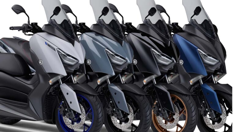 ヘッドライト光量アップ! ヤマハ「XMAX」がマイナーチェンジで7/28発売、エンジンは新規制適合