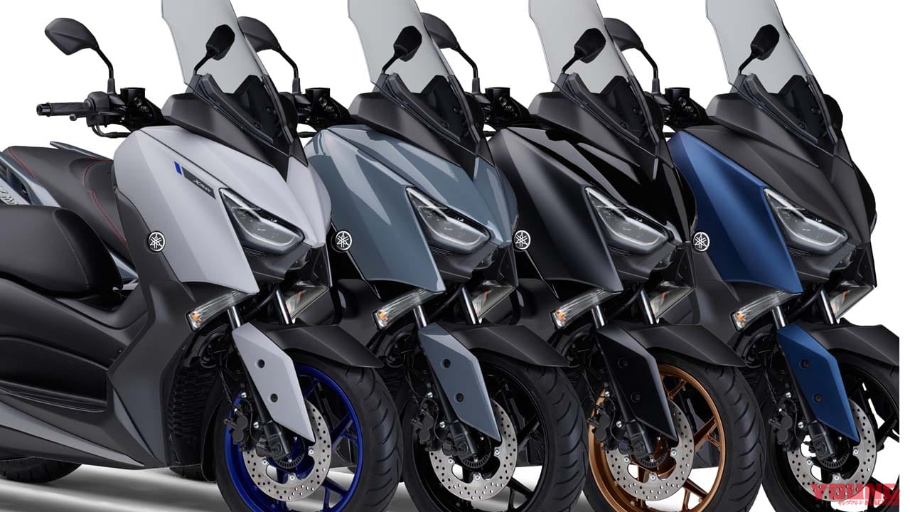 |ヘッドライト光量アップ! ヤマハ「XMAX」がマイナーチェンジで7/28発売、エンジンは新規制適合