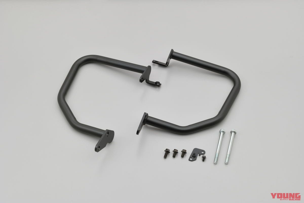 |デイトナからホンダGB350用パーツ続々! 車体を守るパイプガードやレトロな荷台ほか