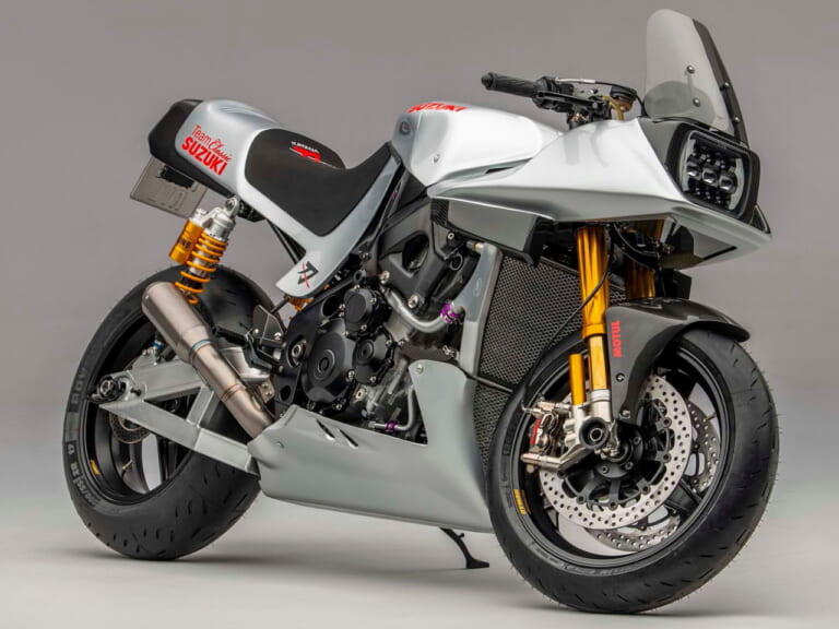 TEAM CLASSIC SUZUKI UNVEILS LOCKDOWN PROJECT BUILD|英国スズキの「Team Classic Suzuki」がK8ベースのKATANAレーサーをストリートバイク化?!