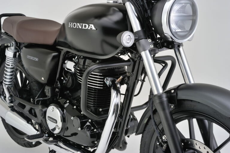 デイトナ パイプエンジンガード Upper(GB350/S用)|デイトナからホンダGB350用パーツ続々! 車体を守るパイプガードやレトロな荷台ほか