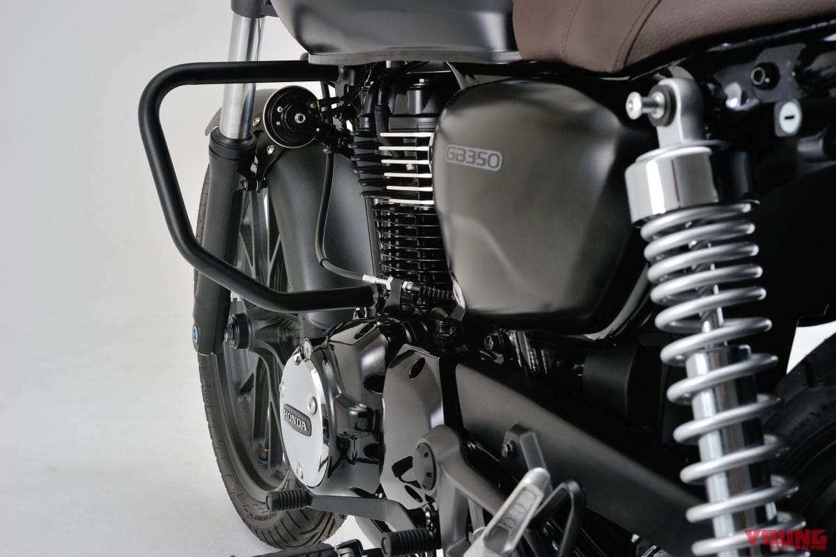 |デイトナからホンダGB350用パーツ続々! 車体を守るパイプガードやレトロな荷台ほか
