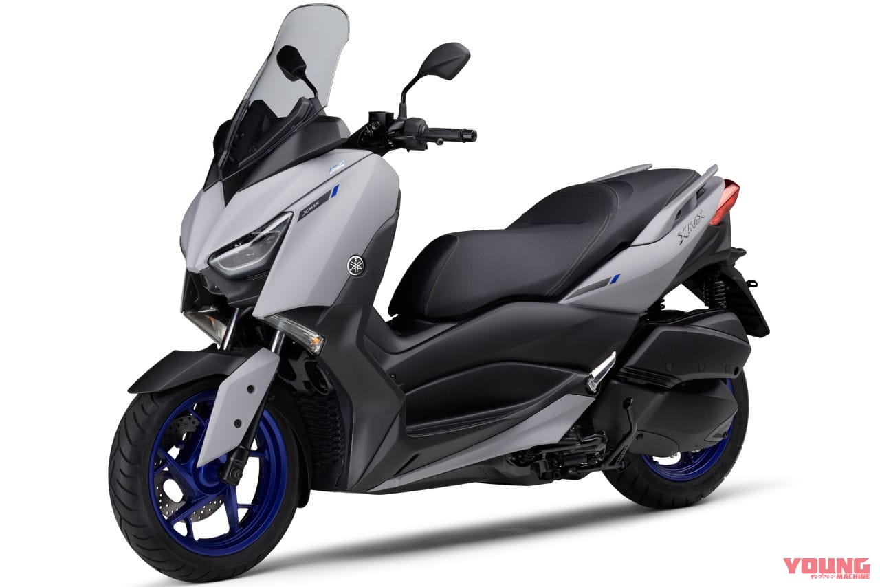 |ヘッドライト光量アップ! ヤマハ「XMAX」がマイナーチェンジで7/28発売、エンジンは新規制適合