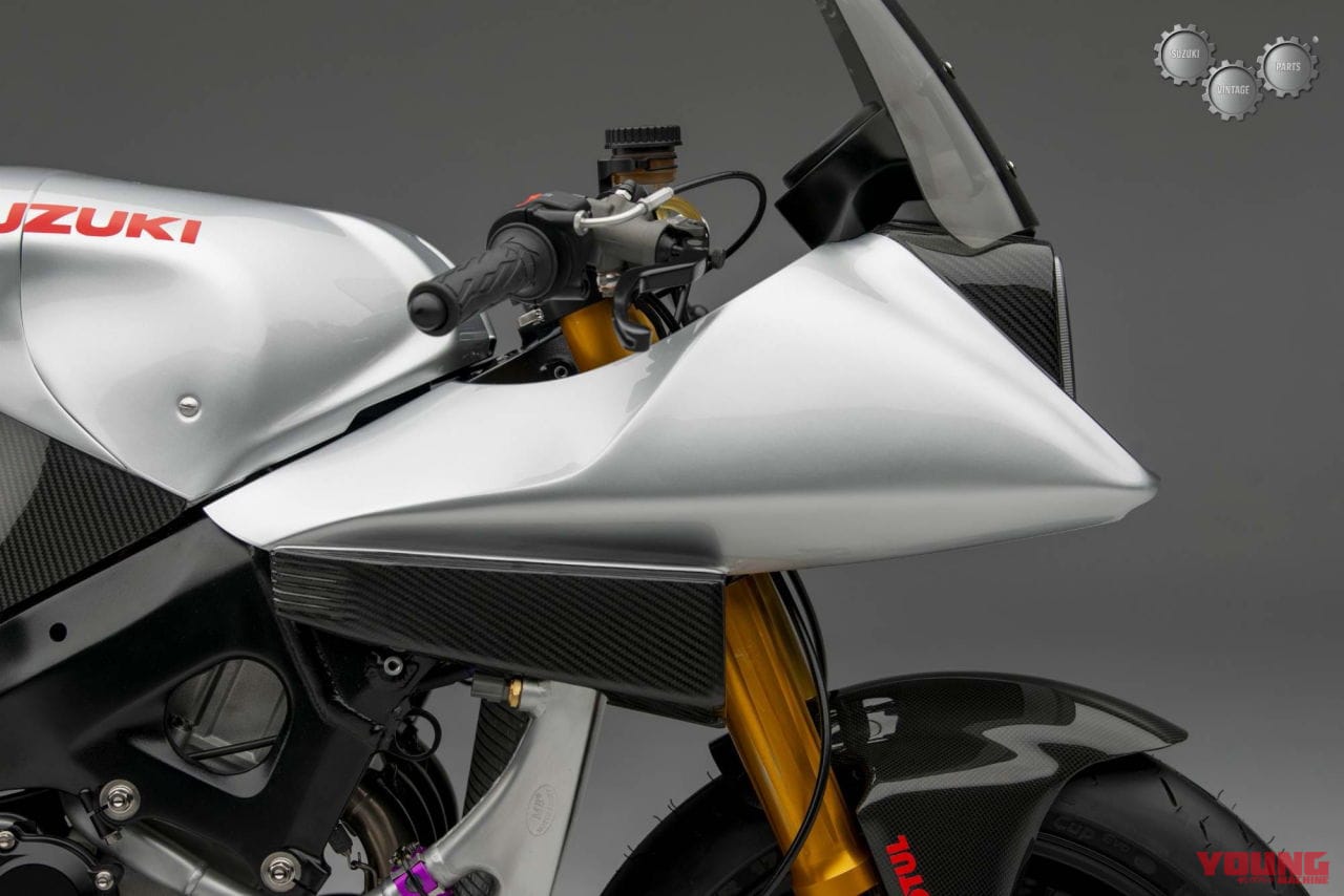 |英国スズキの「Team Classic Suzuki」がK8ベースのKATANAレーサーをストリートバイク化?!