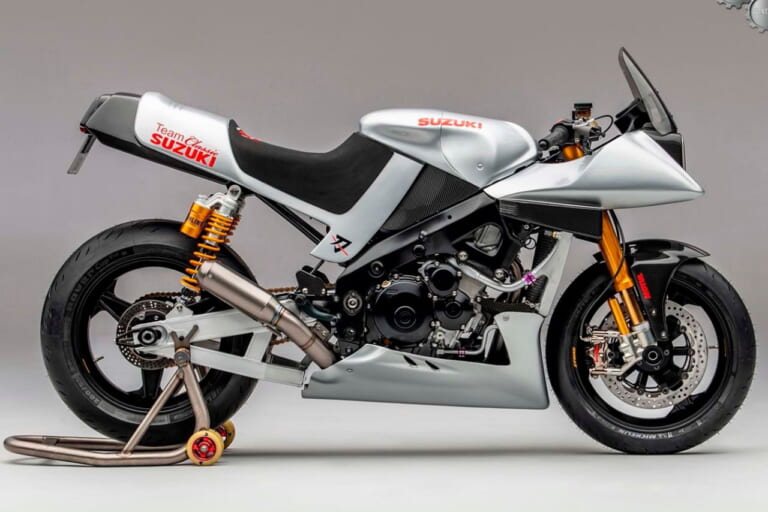TEAM CLASSIC SUZUKI UNVEILS LOCKDOWN PROJECT BUILD|英国スズキの「Team Classic Suzuki」がK8ベースのKATANAレーサーをストリートバイク化?!