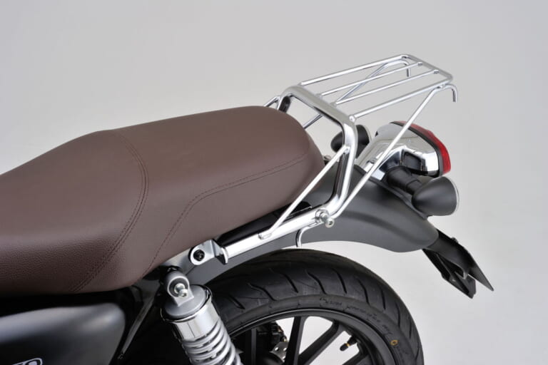 デイトナ クラシックキャリア(GB350用)|デイトナからホンダGB350用パーツ続々! 車体を守るパイプガードやレトロな荷台ほか