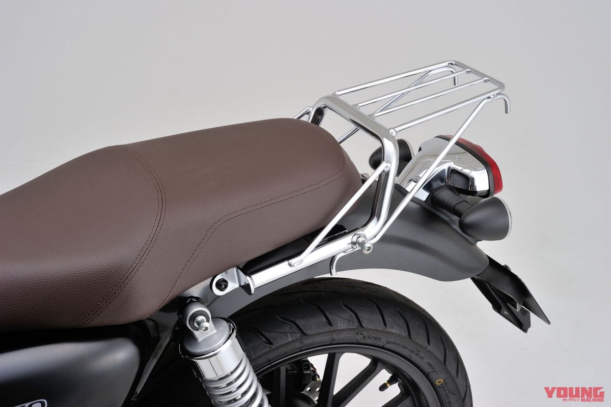 |デイトナからホンダGB350用パーツ続々! 車体を守るパイプガードやレトロな荷台ほか