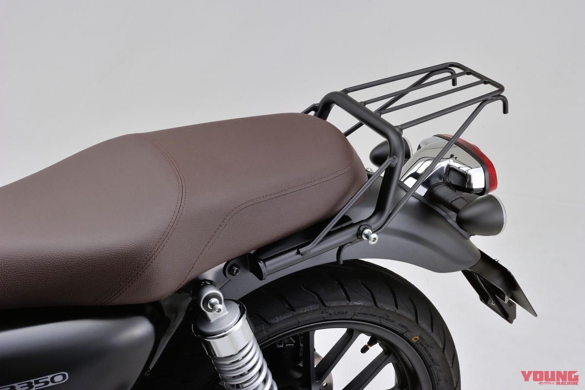 |デイトナからホンダGB350用パーツ続々! 車体を守るパイプガードやレトロな荷台ほか