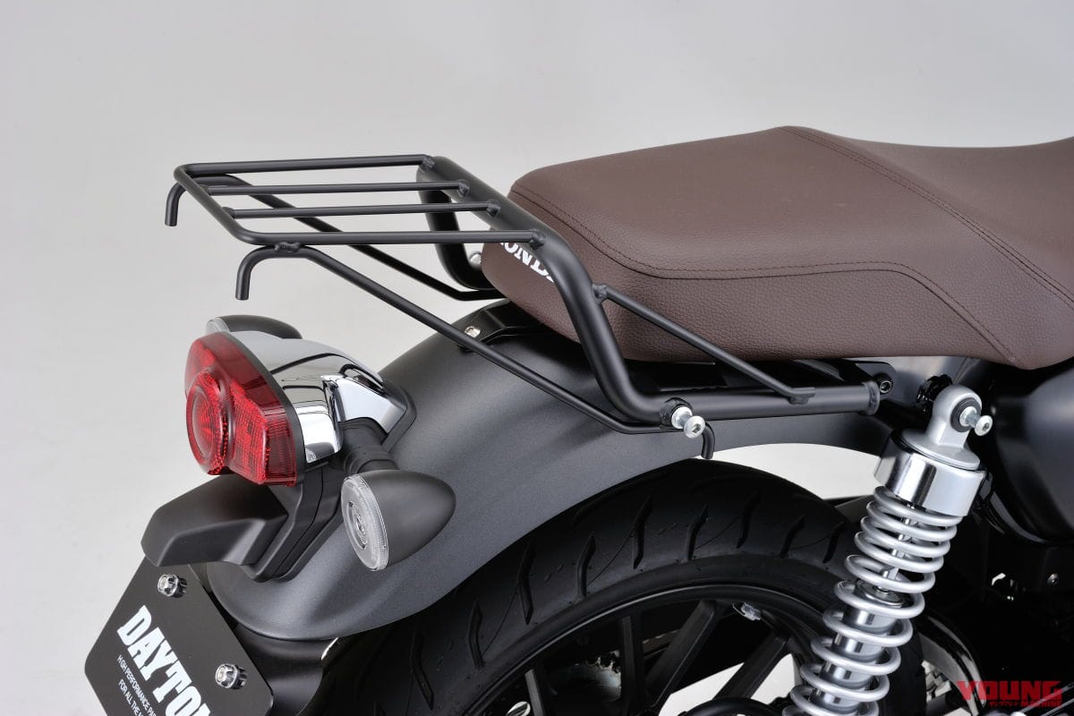 |デイトナからホンダGB350用パーツ続々! 車体を守るパイプガードやレトロな荷台ほか