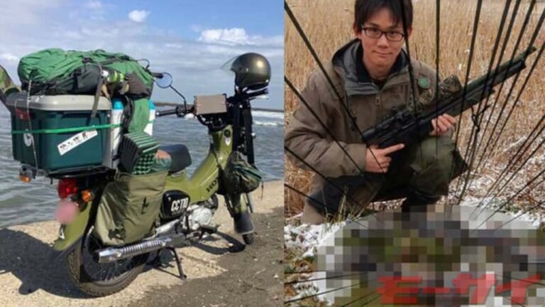 バイクに乗って野山で狩りをする！ ハンターカブならぬカブハンターが東京にいた