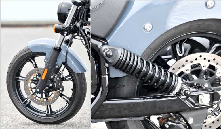 インディアン チーフダークホース|足まわり|インディアン チーフ ダークホース試乗インプレッション【デビューから100年。まったく新しく設計されたチーフ】