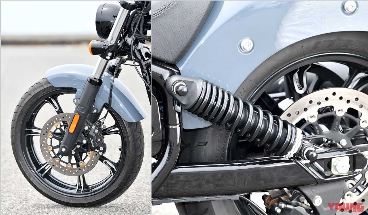 インディアン チーフダークホース|足まわり|インディアン チーフ ダークホース試乗インプレッション【デビューから100年。まったく新しく設計されたチーフ】